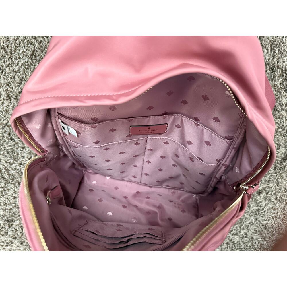 Kate Spade New York Chelsea Backpack Nylon Durable Designer Medium Size Travel - Picture 8 of 11
